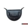 Genuine VW Cover Cap Satin Black - 1J0803663 B41