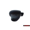 Genuine VW Selector Lever Handle Satin Black - 357713139A 01C