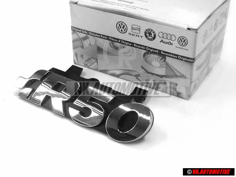 Genuine VW R50 Front Grill Badge Emblem Chrome - 7L9853679