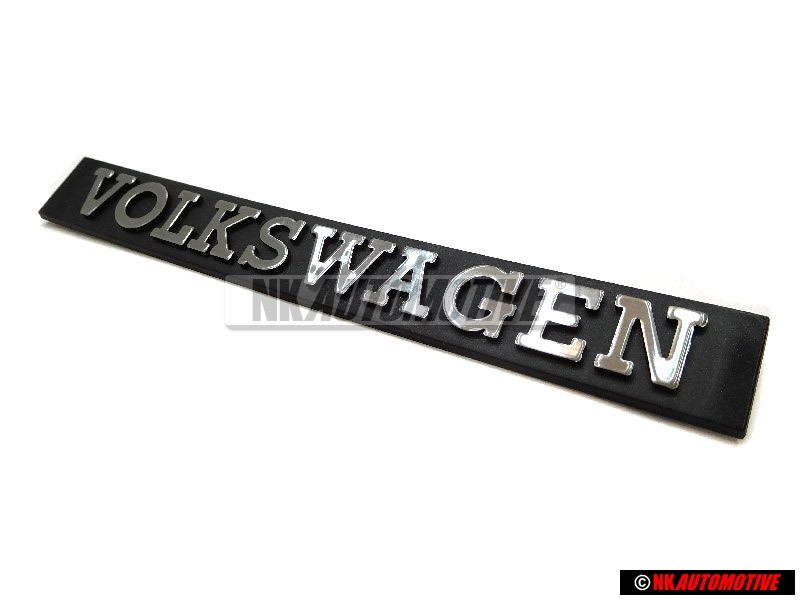 Genuine VW VOLKSWAGEN Rear Badge Emblem Brushed Silver - 171853685A