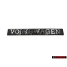 Genuine VW VOLKSWAGEN Rear Badge Emblem Brushed Silver - 171853685A