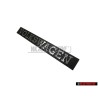 Genuine VW VOLKSWAGEN Rear Badge Emblem Brushed Silver - 171853685A