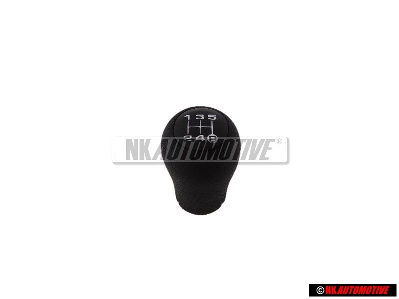 Genuine Audi Gearstick Knob (Leatherette) Satin Black - 4A0711141R 01C