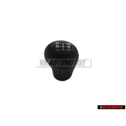Genuine Audi Gearstick Knob (Leatherette) Satin Black - 4A0711141R 01C
