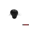 Genuine Audi Gearstick Knob (Leatherette) Satin Black - 4A0711141R 01C