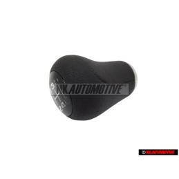 Genuine Audi Gearstick Knob (Leatherette) Satin Black - 4A0711141R 01C