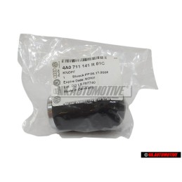 Genuine Audi Gearstick Knob (Leatherette) Satin Black - 4A0711141R 01C