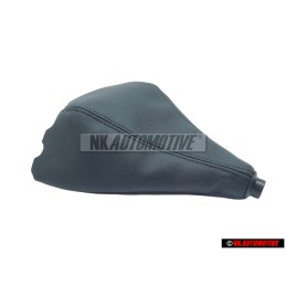 Genuine AUDI Gearshift Lever Trim (leatherette) Black - 893711110B A21