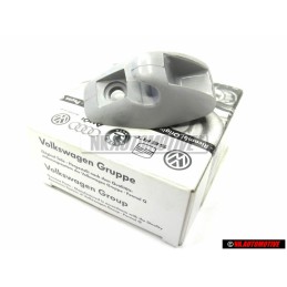 Genuine VW Sun Visor Clip Hook Hanger Bracket Holder Grey - 191857559 H50