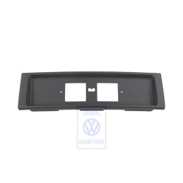 Genuine VW Trim For Licence Plate Satin Black - 1H5853481B 01C