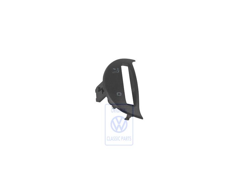 Genuine VW Trim With Symbol Illumination Satin Black - 1H5858066 01C