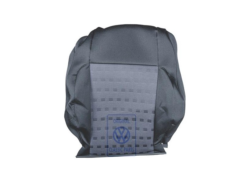 Genuine VW Backrest Cover (Cloth) With Backrest Pocket Black - 1J0881805NHMPG