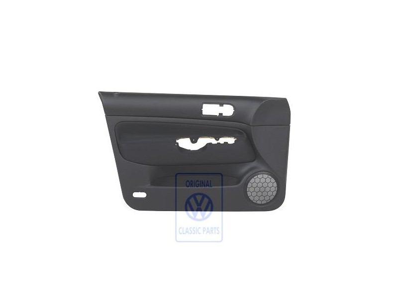 Genuine VW Door Panel Trim Cloth Black/Black - 1J4867011CKRAQ