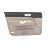 Genuine VW Door Panel Trim (Cloth) Black/Light Beige - 1J4867011CSPDM