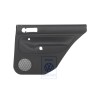 Genuine VW Door Panel Trim (Leather) Black/Black - 1J9867212ALHWU