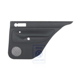 Genuine VW Door Panel Trim (Leather) Black/Black - 1J5867212ALHSA