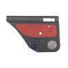 Genuine VW Door Panel Trim (Cloth) Black/Tropical Orange - 1J9867211Q KNP