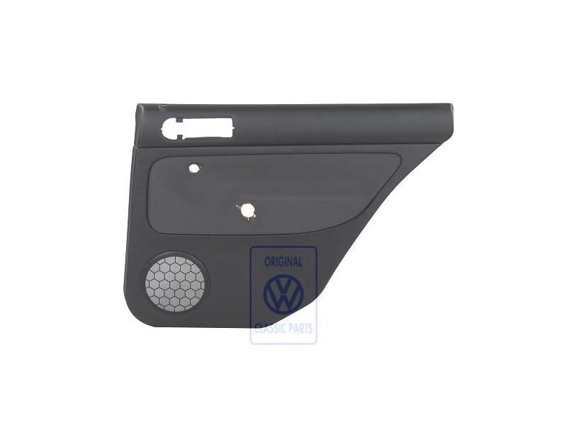 Genuine VW Door Panel Trim (Cloth) Black/Anthracite - 1J9867212Q KNR