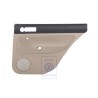 Genuine VW Door Panel Trim (Cloth) Black/Light Beige - 1J9867212S HWM