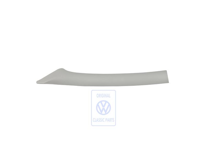 Genuine VW A-Pillar Trim Pearl Grey - 1J5867233F 6K8