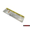 Genuine Audi Sign 'Caution' High Voltage, Turn Off Engine - 8K0010520F