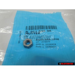 Genuine VW Hexagon Nut M6 - N 01100636