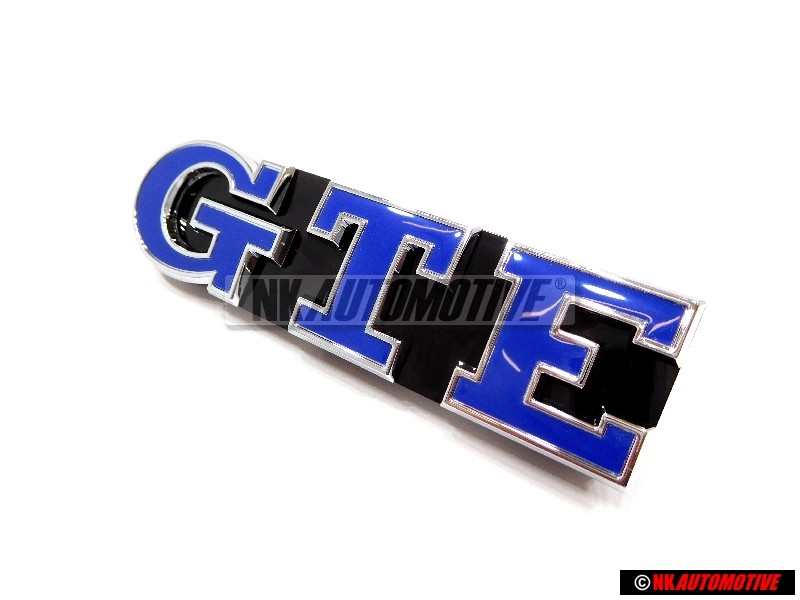Genuine VW GTE Front Grill Badge Emblem Blue - 5G0853679S AFL