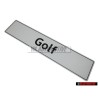 Genuine VW Number Plate (Self-Adhesive) - 5K0071801F