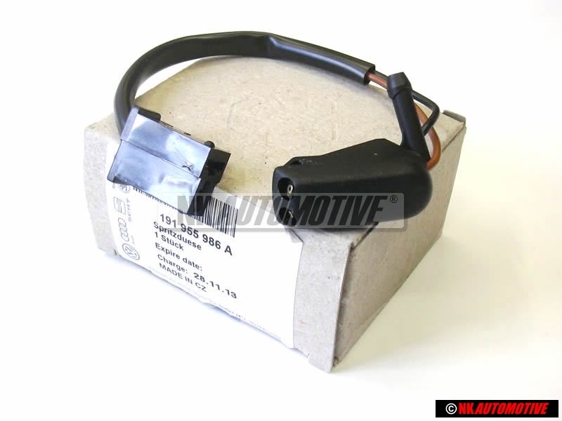Genuine VW Front Windshield Windscreen Spray Jet Nozzle Heated - 191955986A