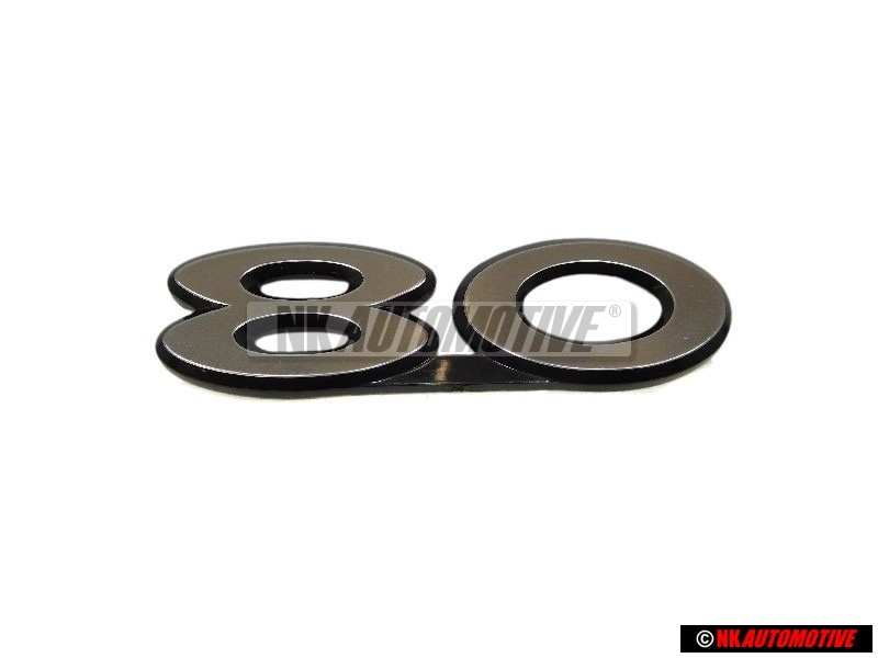 Genuine Audi 80 Rear Boot Badge Emblem Chrome - 811853749