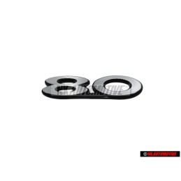 Genuine Audi 80 Rear Boot Badge Emblem Chrome - 811853749