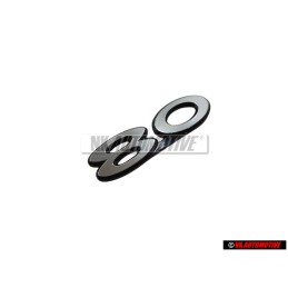 Genuine Audi 80 Rear Boot Badge Emblem Chrome - 811853749