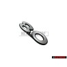 Genuine Audi 80 Rear Boot Badge Emblem Chrome - 811853749