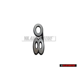 Genuine Audi 80 Rear Boot Badge Emblem Chrome - 811853749