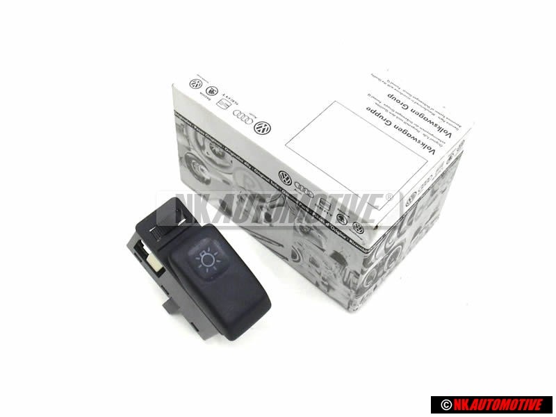 Genuine VW Headlight Switch w Dimmer Panel Lighting 11 Pin RHD - 191941531M