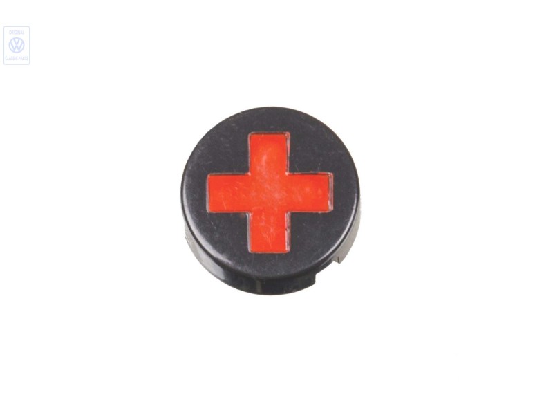 Genuine VW Cap For Knob With Symbol Red Cross - 271941543