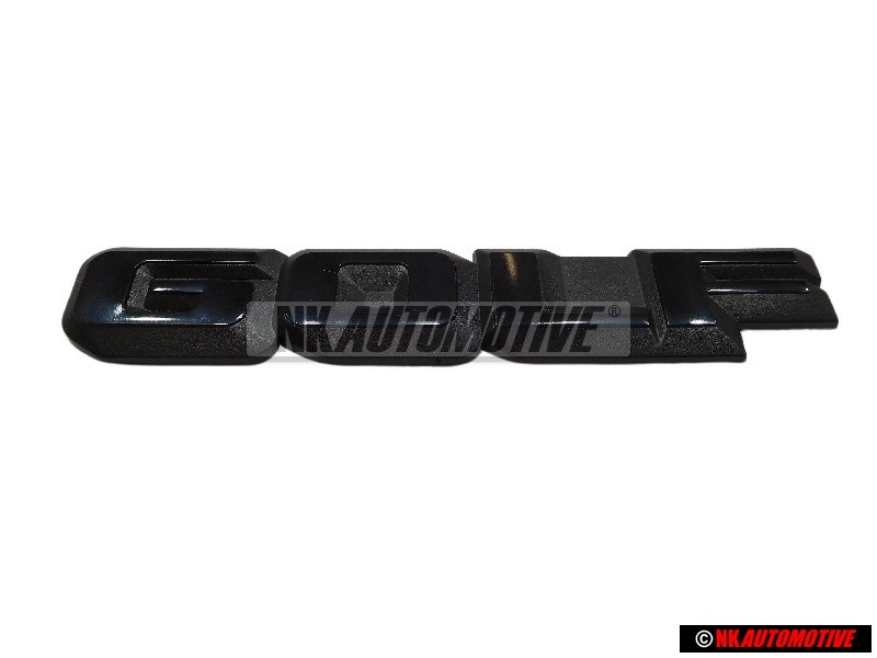 Genuine VW GOLF Rear Badge Emblem Black - 191853687F 01C
