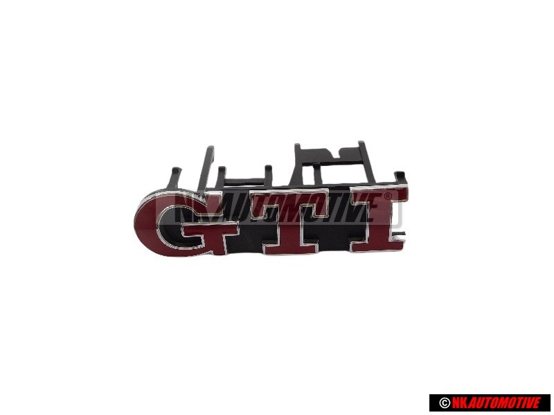 Genuine VW GTI Front Grill Badge Emblem Red - 1J6853679H JGS
