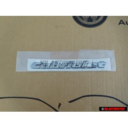 Genuine VW Golf MK3 CABRIOLET Rear Boot Badge Emblem Chrome - 1E0853687C Z10