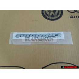 Genuine VW Golf MK3 CABRIOLET Rear Boot Badge Emblem Chrome - 1E0853687C Z10