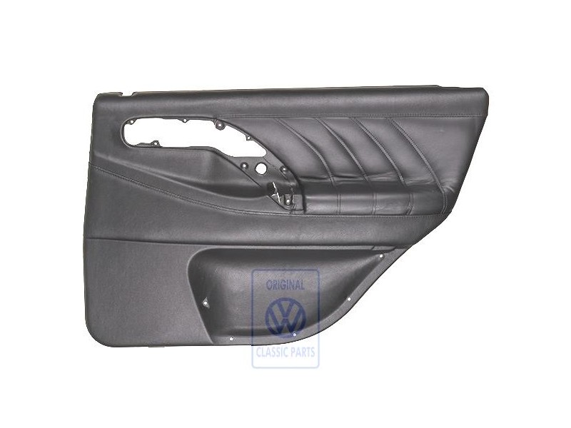Genuine VW Door Trim (Leatherette) Black - 3A0867212ASCLP