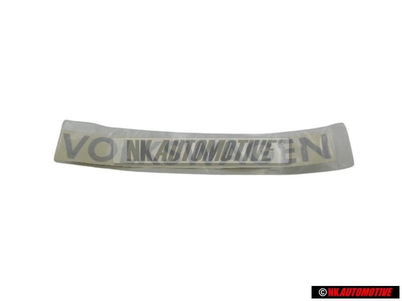 Genuine VW Inscription Anthracite - 2D3853687 2QZ