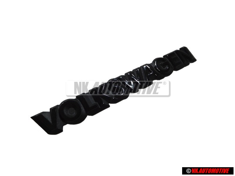 Genuine VW VOLKSWAGEN Rear Boot Badge Emblem Black - 321853685C MY8