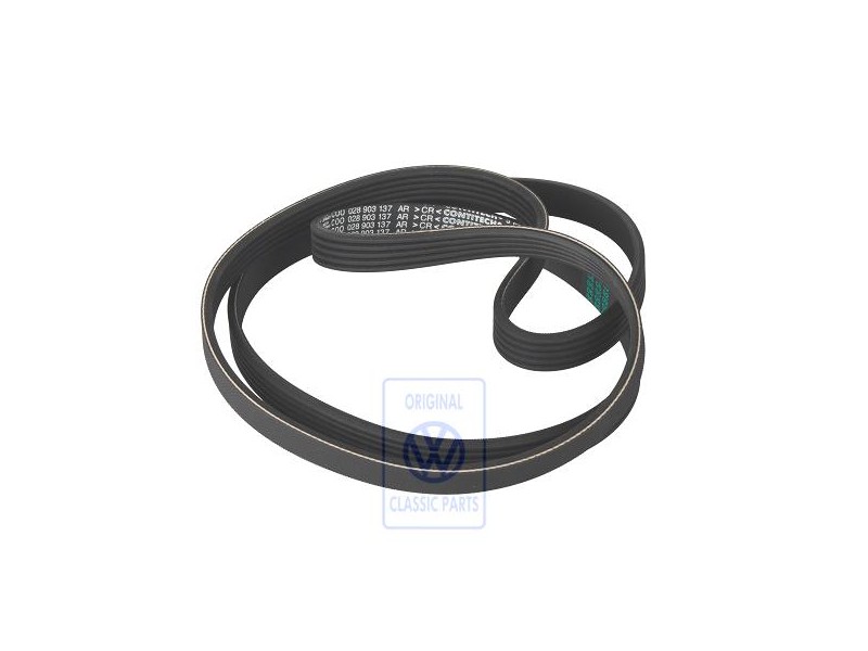 Genuine VW Poly-V-Belt - 028903137AS