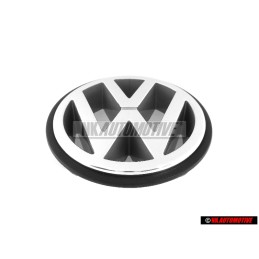 Genuine VW Front Grill Badge Emblem Chrome - 191853601H
