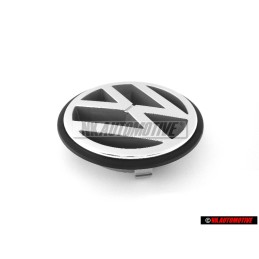 Genuine VW Front Grill Badge Emblem Chrome - 191853601H