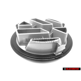 Genuine VW Front Grill Badge Emblem Chrome - 191853601H