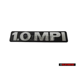 Genuine VW 1.0 MPI Engine Cover Badge Emblem Chrome - 030103929A