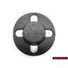 Genuine VW Steel Wheel Rim Centre Plastic Cap Cover Black - 871601171
