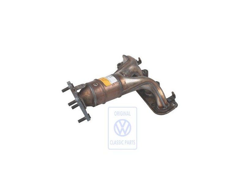 Genuine VW Exhaust Manifold With Catalytic Converter - 030253052AX
